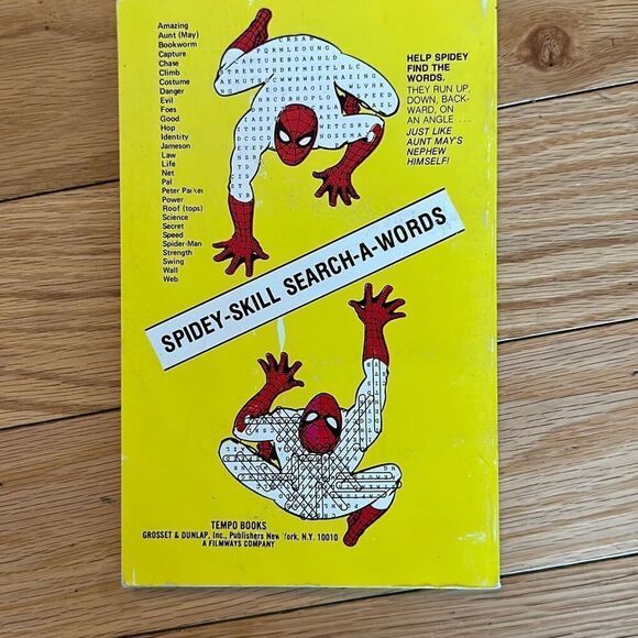 Stan Lee Presents Spidey-Skill Search-A-Words VTG 1970s Marvel Comics crossword - Picture 3 of 8